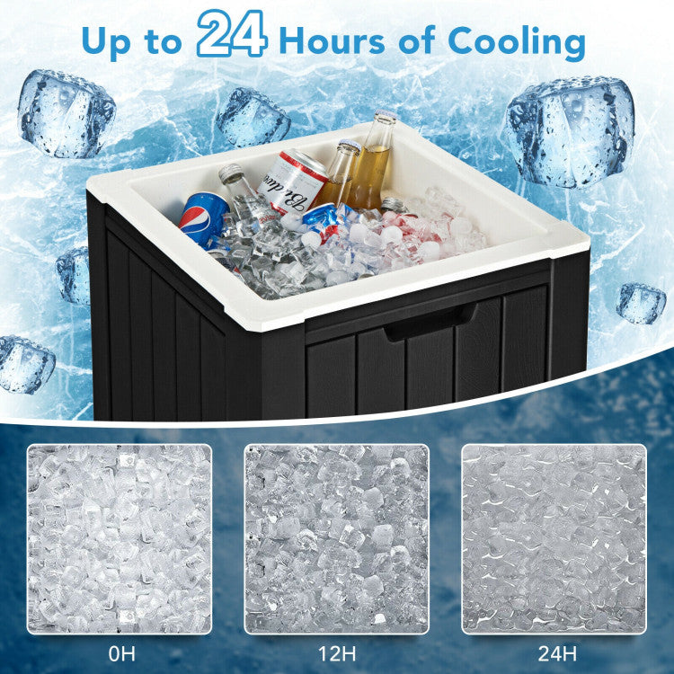 4-in-1 10 Gallon Storage Cooler for Picnic and Outdoor Activities