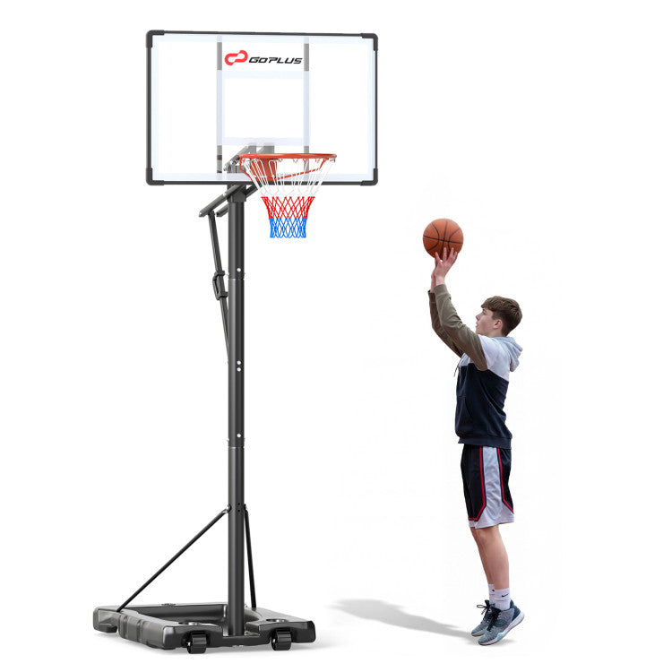 10 Feet Portable Basketball Hoop Outdoor for Adults