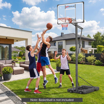 10 Feet Portable Basketball Hoop Outdoor for Adults