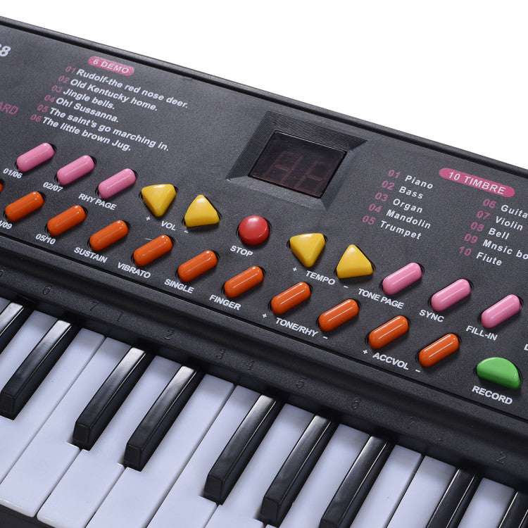 54 Keys Kids Electronic Music Piano