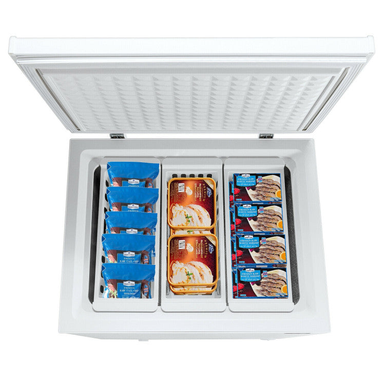 5 Cu.ft Chest Freezer with 3 Removable Storage Baskets
