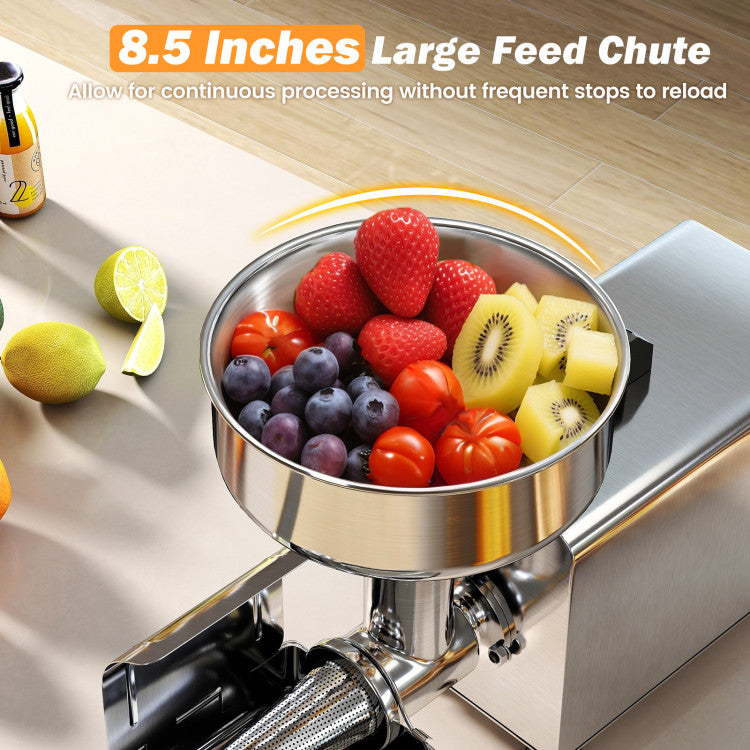 450W Electric Tomato Strainer Commercial Grade Food Mill Stainless Steel Sauce Maker