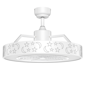 23 Inch Ceiling Fan with LED Light and Remote Control