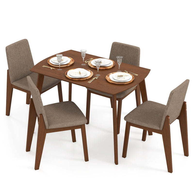 5-Piece Kitchen Table and Upholstered Chairs