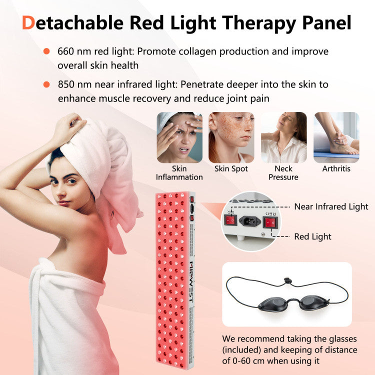 New 2 People Far Infrared Wooden Sauna Room with Free Red Light Therapy for Home