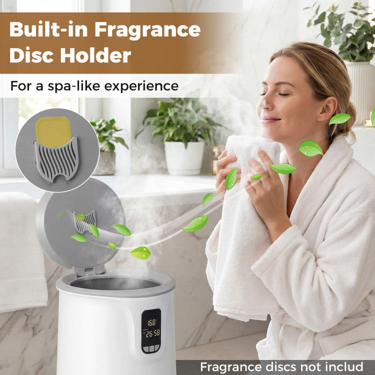 20 L Large Blanket Towel Warmer for Bathroom with 3 Heat Levels