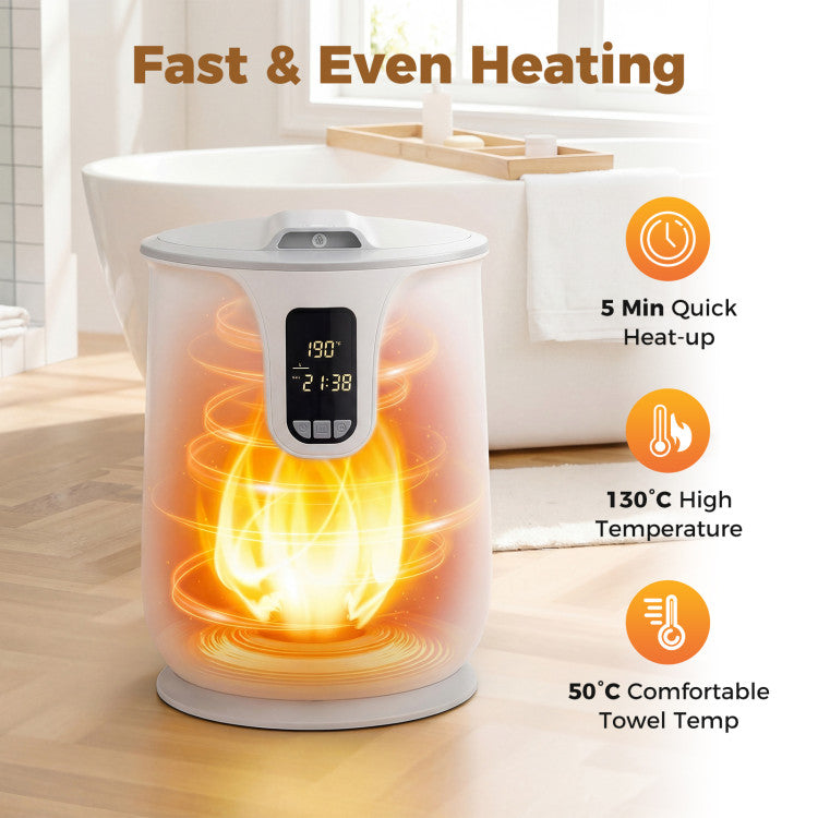 20 L Large Blanket Towel Warmer for Bathroom with 3 Heat Levels