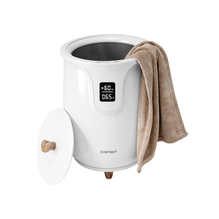 20 L Large Blanket and Towel Warmer with 3 Heat Levels for Bathroom