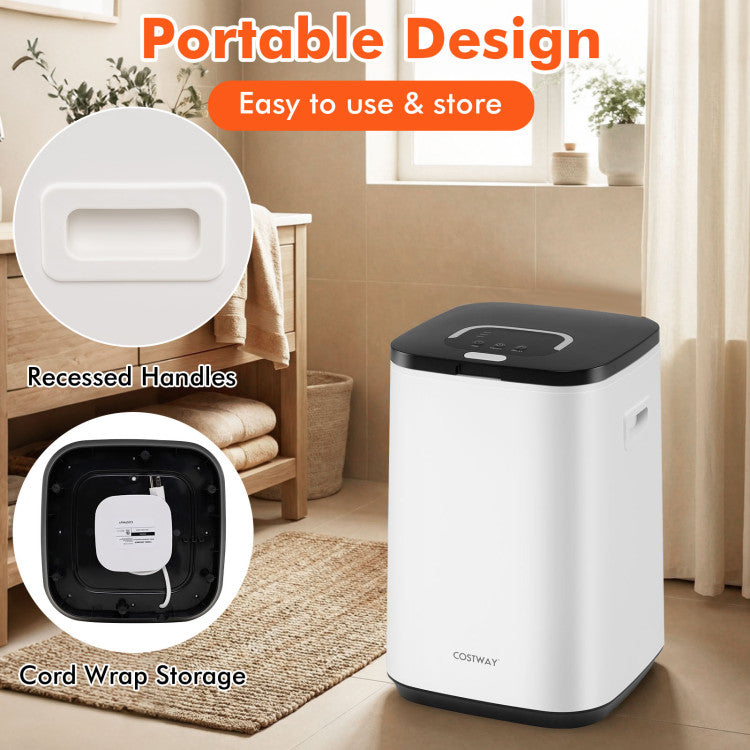 23L Large Hot Towel Heater with Rapid Heating and Adjustable Timer