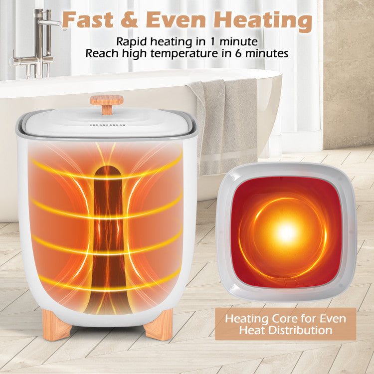 25L Towel Warmer Bucket with 2 Temperature Settings and Auto Shut Off