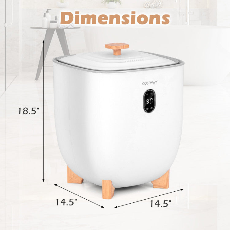 25L Towel Warmer Bucket with 2 Temperature Settings and Auto Shut Off