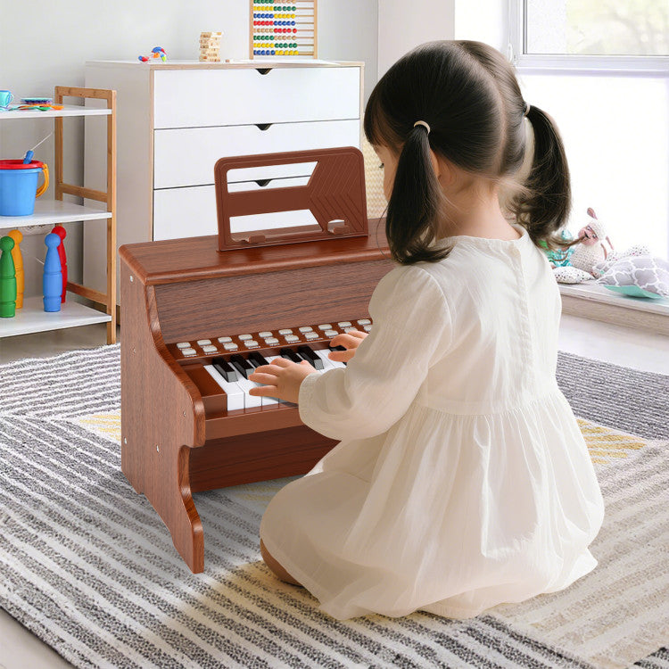 25 Keys Kids Piano Keyboard with Adjustable Speed and Teaching Mode