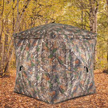 270° See Through Hunting Blind Tent with Silent Magnetic Door