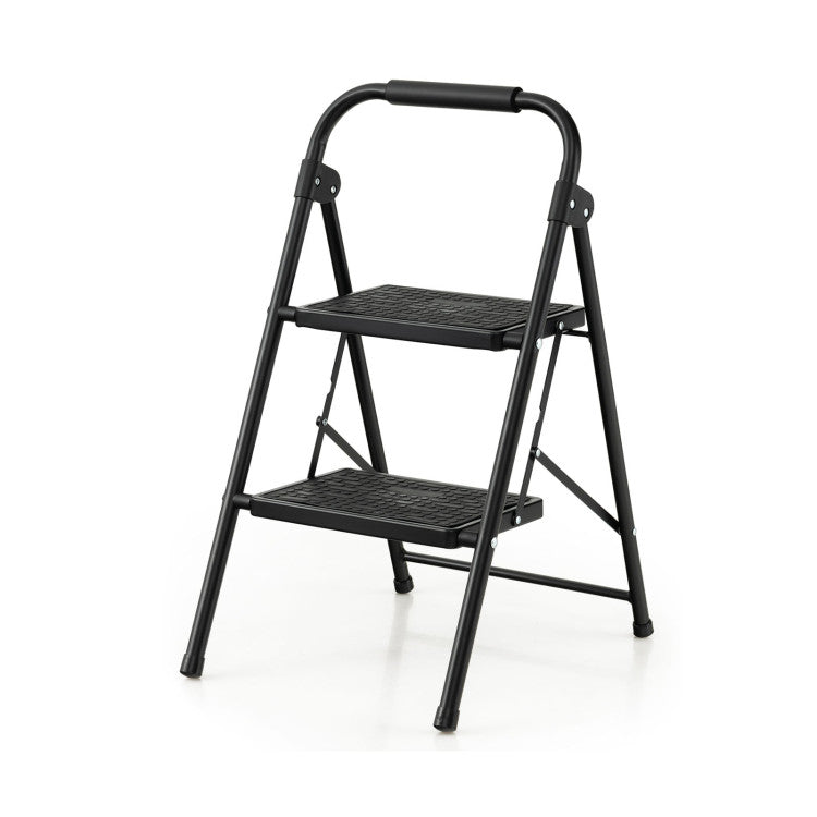 2-Step/3-Step Ladder with Wide Anti-Slip Pedal