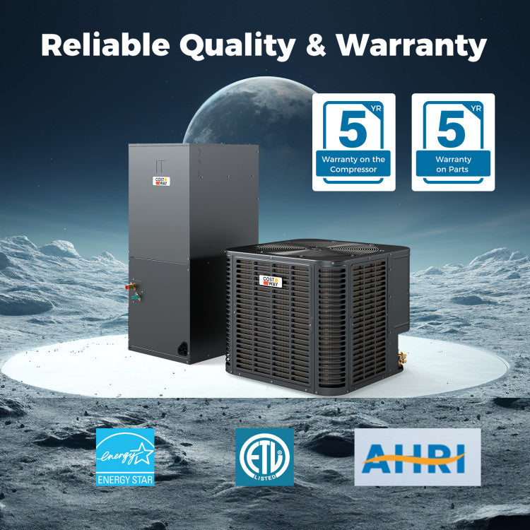 2 to 3 Ton 18.6-20 SEER2 Ultra-Low Temperature Heat Pump System (Operates down to -4°F)
