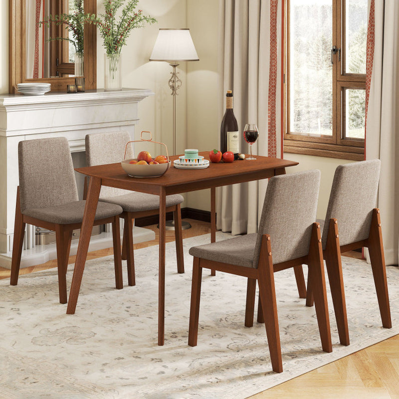 5-Piece Kitchen Table and Upholstered Chairs