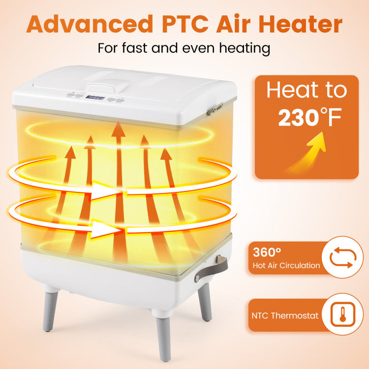 35L Large Towel Warmer with Heating and Drying Modes for Bathroom