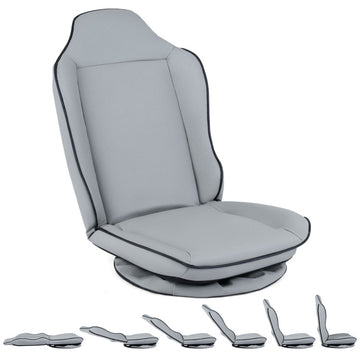 360° Swivel Floor Gaming Chair with 5-Level Adjustable Backrest