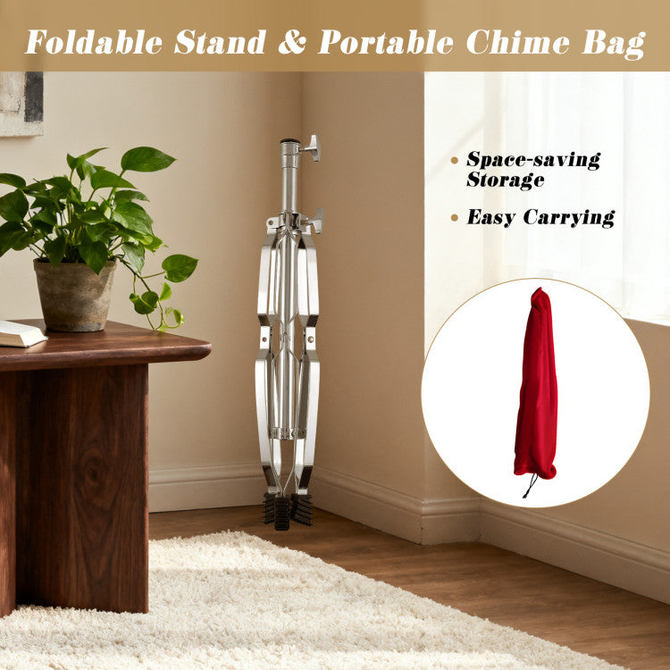 36-Bar Single-Row Chimes Percussion Instrument