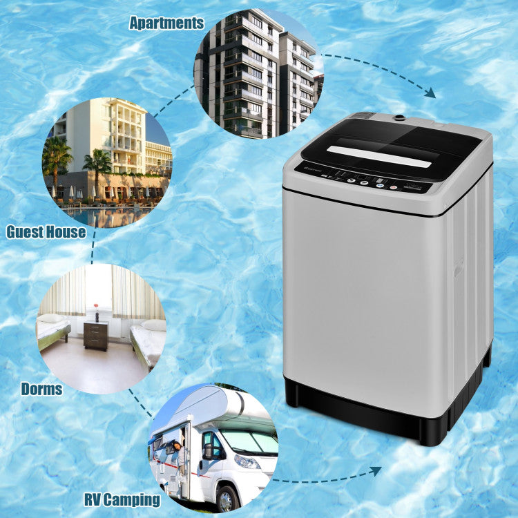 Full-Automatic Washing Machine 1.5 Cubic Feet 11 LBS Washer