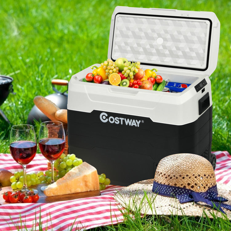 42 QT Portable Dual-Zone Car Refrigerator