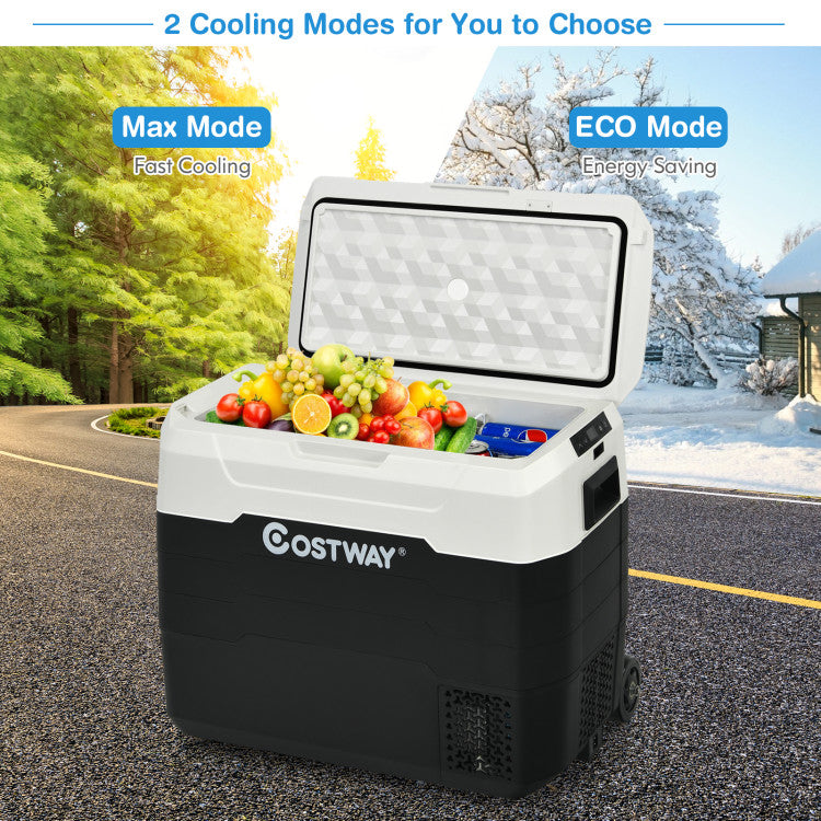 42 QT Portable Dual-Zone Car Refrigerator