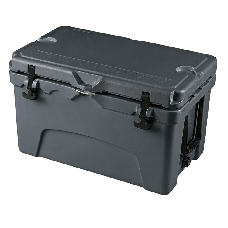 45 Quart Portable Hard Cooler Insulated Ice Chest Keeps Cool for up to 6 Days