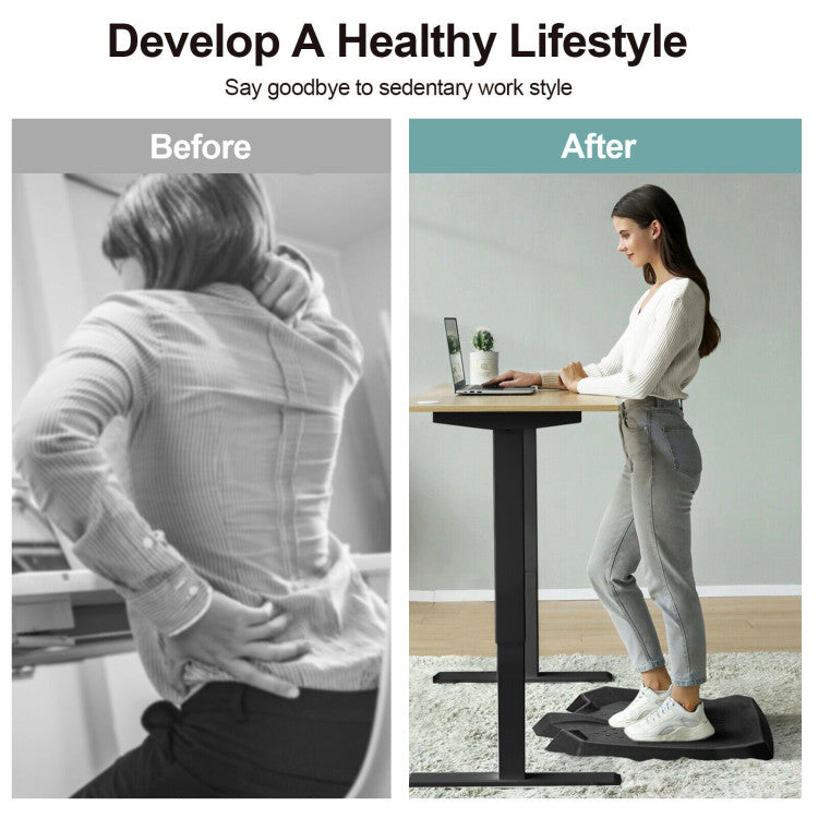 Portable Anti-Fatigue Standing Mat with Massage Points and Diverse Terrain