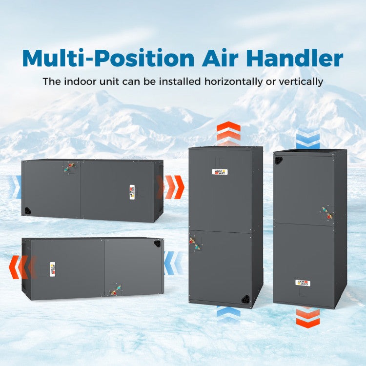 4 to 5 Ton 17-17.5 SEER2 Ultra-Low Temperature Heat Pump System (Operates down to -4°F)