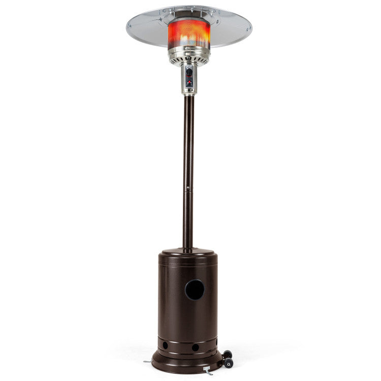 50,000 BTU Patio Propane Gas Heater with Stainless Steel Burner