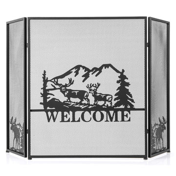 52 x 31 Inch Fireplace Screen