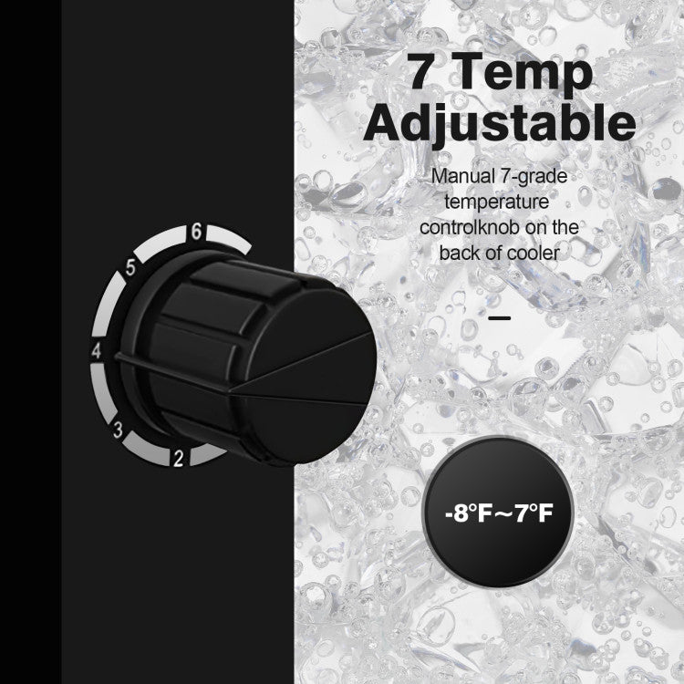 1.1 cu.ft. Compact Single Door Mini Upright Freezer