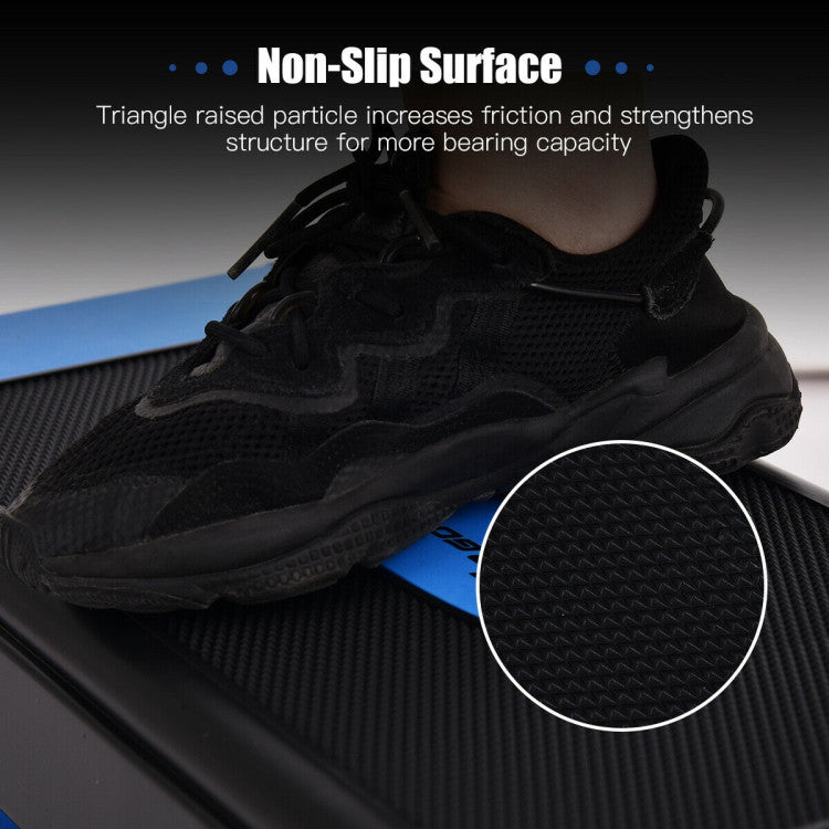 Aerobic Exercise Stepper Trainer with Adjustable Height 5"-7"-9"