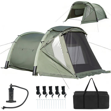 5-7 Person Inflatable Camping Tent with Screened Porch