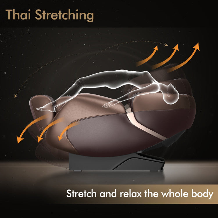 Zero Gravity Full Body Massage Chair with SL Track and Yoga Stretching