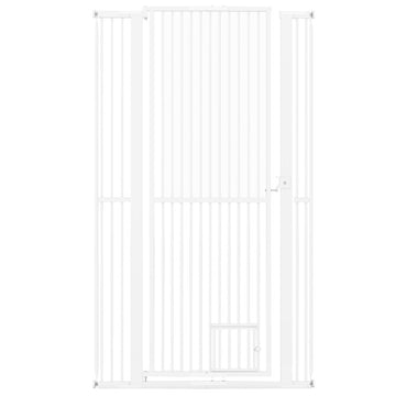 67.5" Extra Tall Pet Gate Heavy-Duty Metal Cat Gate with 30.5"-41" Wide Opening