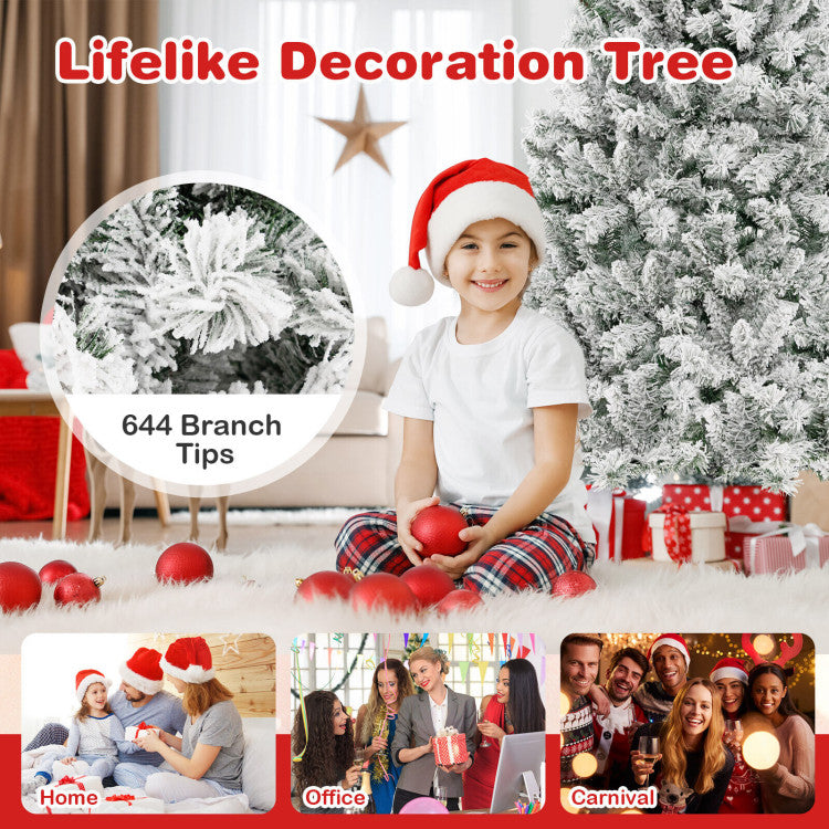 6/7/8 Feet Artificial Xmas Tree 3-Minute Quick Shape