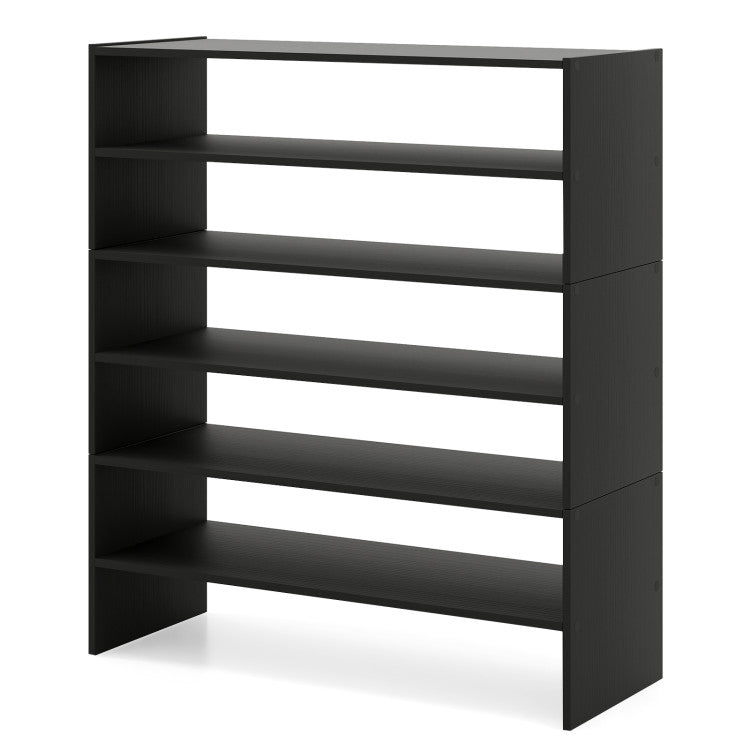 6-tier Shoe Rack with Anti-tipping Device for Entryway