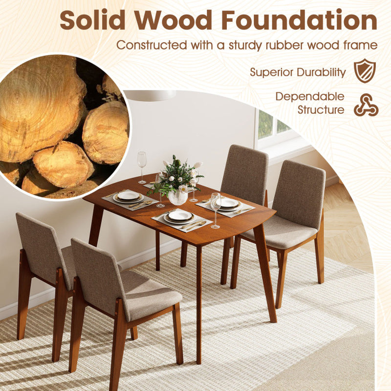 5-Piece Kitchen Table and Upholstered Chairs