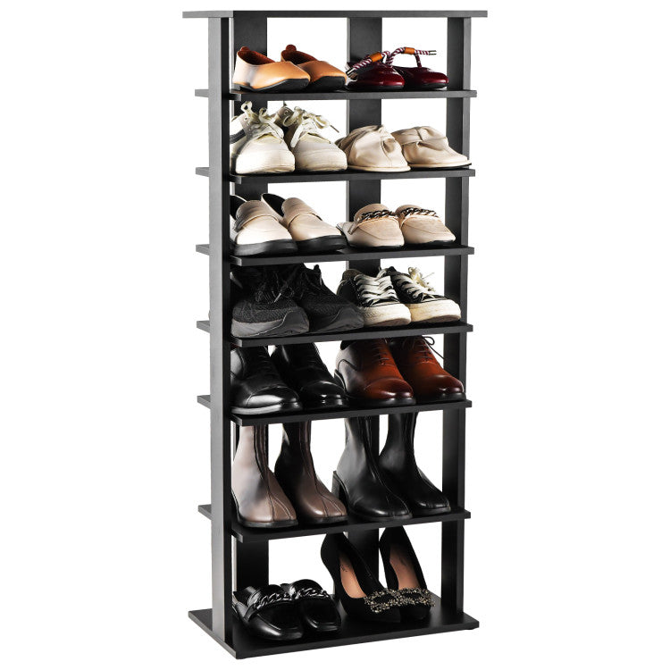 7 Tiers Patented Vertical Shoe Rack for Front Door