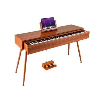 88-Key Graded Hammer Action Weighted Keyboard with Push-pull Drawer