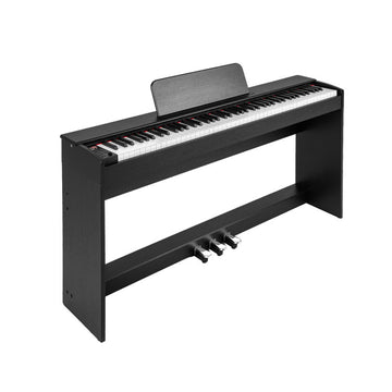 88-Key Hammer Action Weighted Keyboard with Furniture Stand