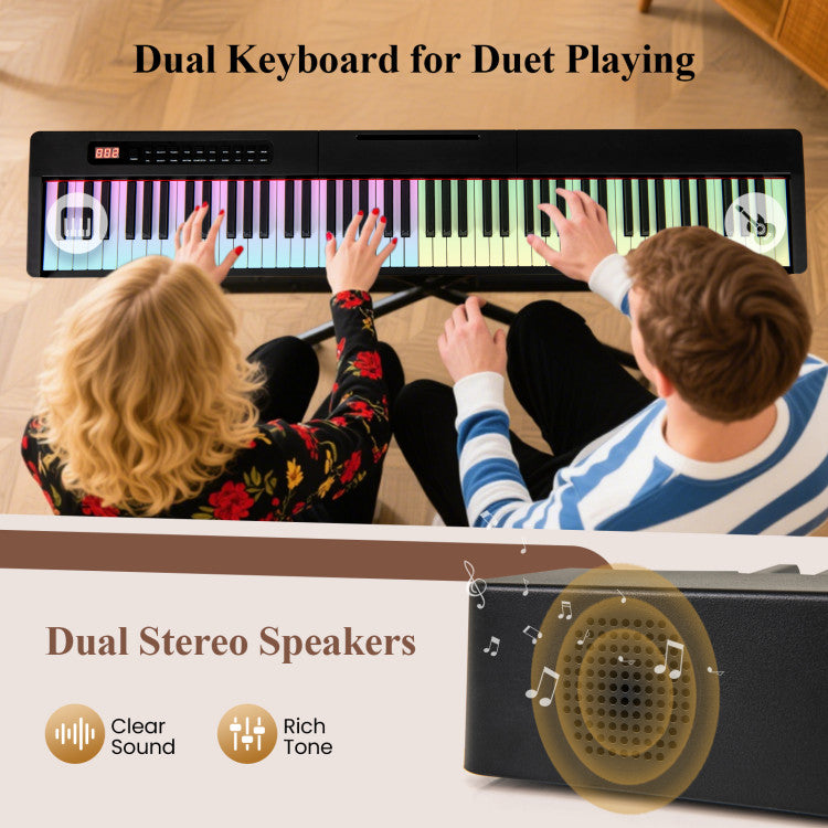 88 Keys Velocity-Sensitive Piano Keyboard with French DREAM Audio Source