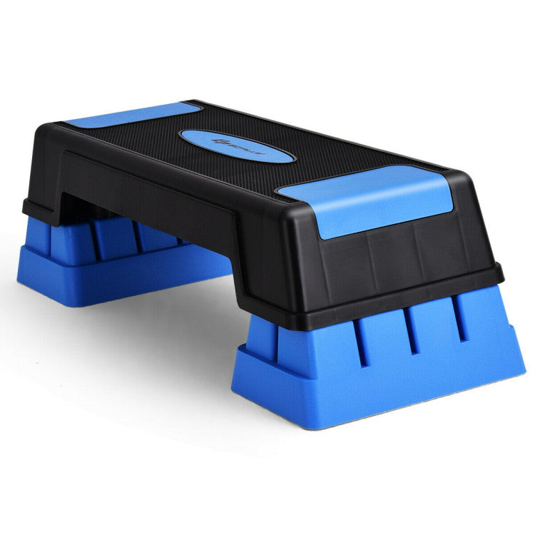 Aerobic Exercise Stepper Trainer with Adjustable Height 5"-7"-9"