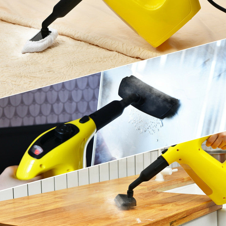 1400W Multipurpose Pressurized Steam Cleaner with 17 Pieces Accessories