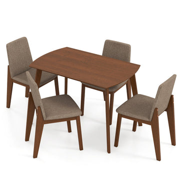 5-Piece Kitchen Table and Upholstered Chairs