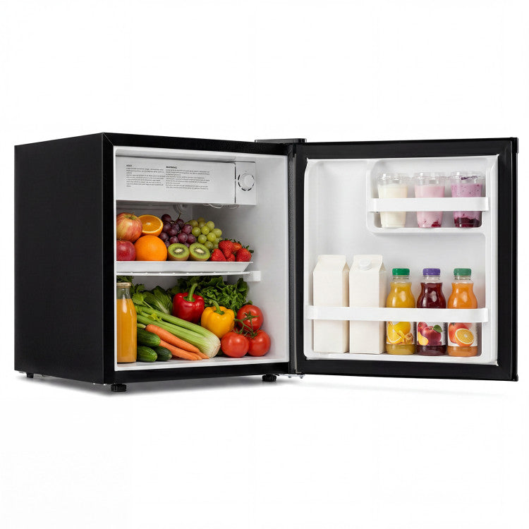 Compact Mini Fridge with 7-Level Adjustable Thermostat