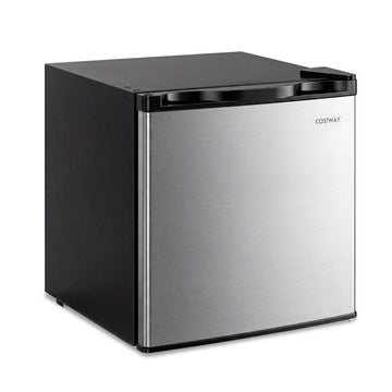Compact Mini Fridge with 7-Level Adjustable Thermostat