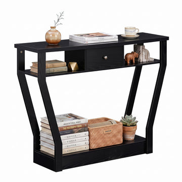 Console Hall Table with Storage Drawer and Shelf