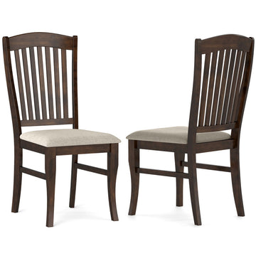 Dining Chairs Set of 2 Kitchen Side Chairs Mid-century Armless Dinette Chairs